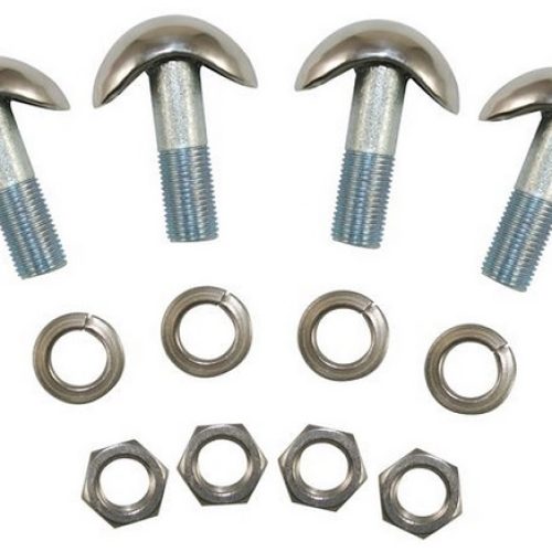 1932 FORD BUMPER BOLT SET (4) S/S C/W NUTS & WASHERS