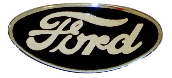 32 FORD GRILLE ORNAMENT EMBLEMBLACK- SUIT ORIGINAL ORNAMENT