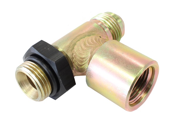 -10 HI SPEED TEE, -10 IN & OUT-8 SIDE PORT