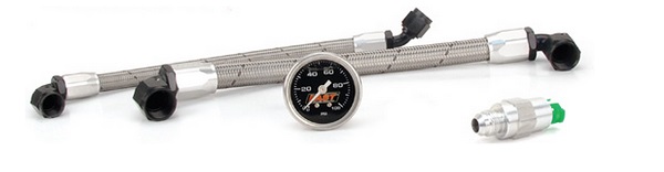 FAST LSX FUEL LINE CONVERSION KIT WITH FUEL PRESSURE GAUGE