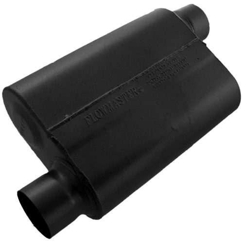 40 SERIES ORIGINAL MUFFLER    2.50″ OFFSET IN / CENTRE OUT
