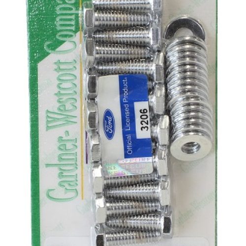 FORD 351C VALVE COVER (ALUM)  HEX CHROME PLATED  FORD