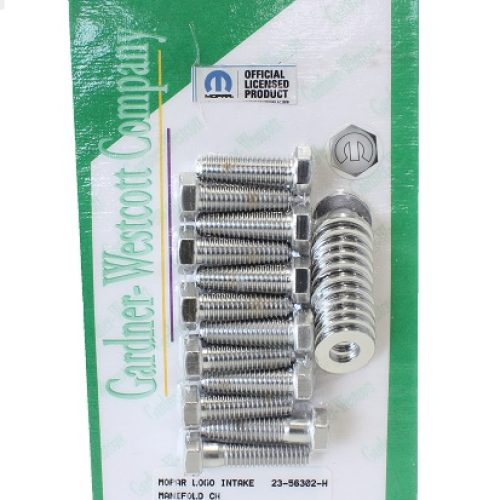 MOPAR INTAKE MANIFOLD BOLTS HEX CHROME PLATED