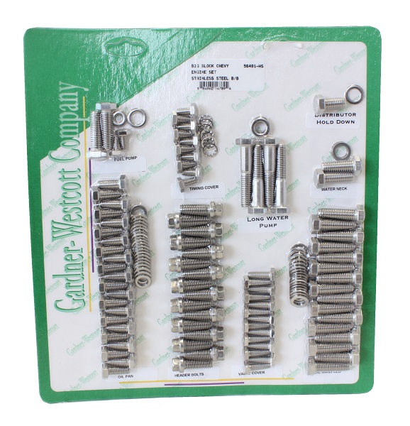 BBC ENGINE DRESS UP KIT HEX S/STEEL