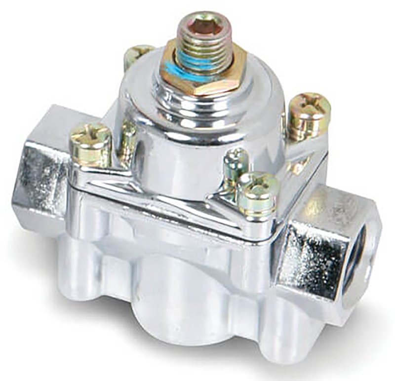 HOLLEY RED REGULATOR 1-4 PSI 1 IN, 2 OUT, (3/8 NPT)