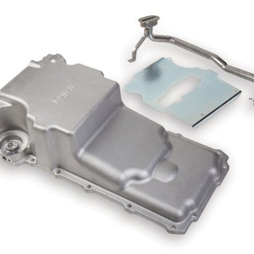 HOLLEY LS RETRO REAR OIL PAN  XTRA CLEARANCE WITH FILTER PAD