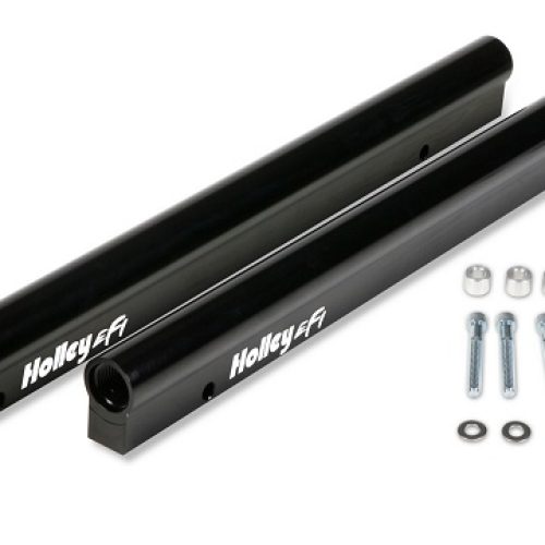 LS3 EFI HI-RAM FUEL RAIL KIT -8AN ORB, BLACK, LS3 L92 & LS7