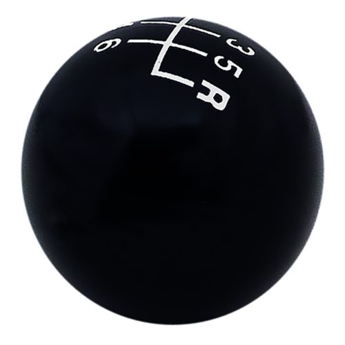 6 SPEED SHIFTER KNOB (3/8-16) BLACK