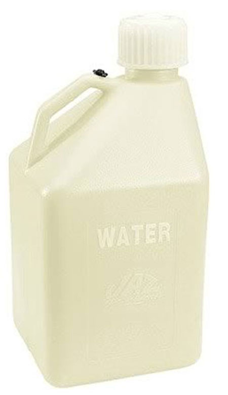 WATER JUG 5GAL 20L WHITE 10 x 10 x 21