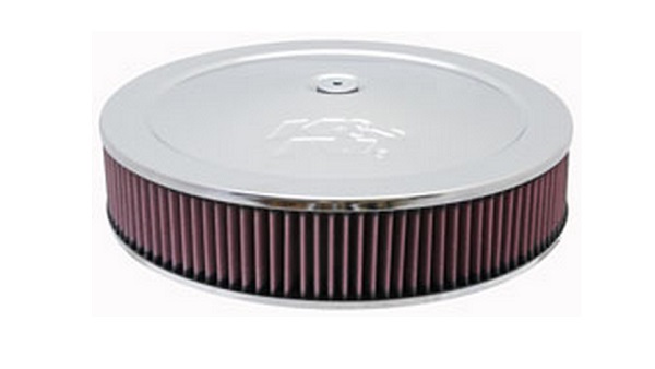14 X 3 AIR FILTER ASSEMBLY DROP BASE CHROME