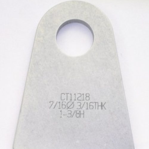 FLAT TABS, 7/16″ HOLE, QTY 4  1-3/8″ HEIGHT, STRAIGHT