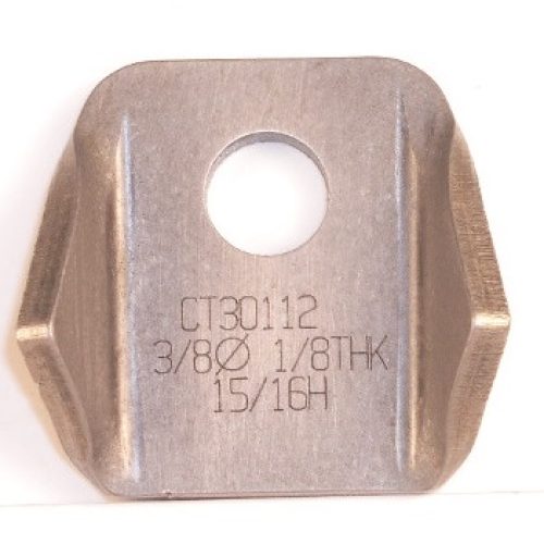 BENT TABS, 3/8″ HOLE, QTY 20  15/16″ HEIGHT, STRAIGHT