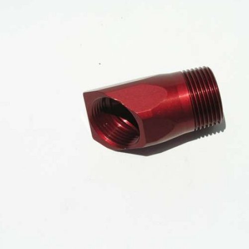 45 DEGREE ADAPTER FITTING SUIT ELECT WATER PUMP RED