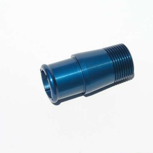 1-1/4″ SHORT HOSE FITTING     SUIT ELECT WATER PUMP BLUE