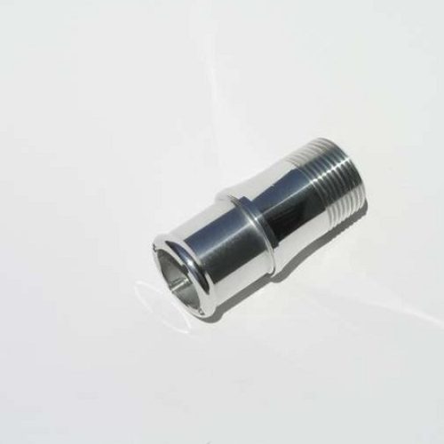 1-1/4″ SHORT HOSE FITTING     SUIT ELECT WATER PUMP CHROME