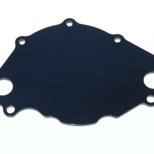 SB FORD 302 351W BLUE ELECTRICWATER PUMP BACKING PLATE SBF