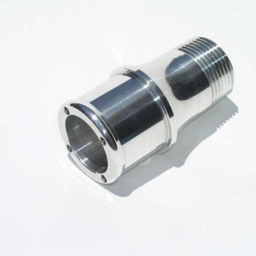 1-1/2″ SHORT HOSE FITTING     SUIT ELECT WATER PUMP CHROME