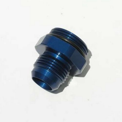 REMOTE WATER PUMP AN FITING   -12 AN TO -16 O-RING BLUE