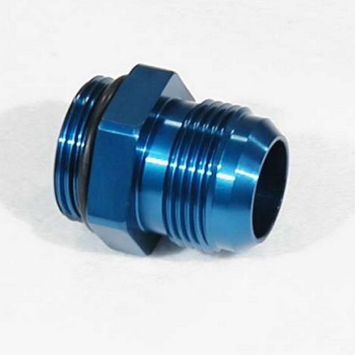 REMOTE WATER PUMP AN FITING   -16 AN TO -16 O-RING BLUE