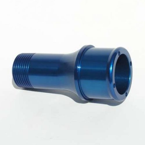 LONG HOSE FITTING, 1-3/4″     SUIT ELECT WATER PUMP BLUE