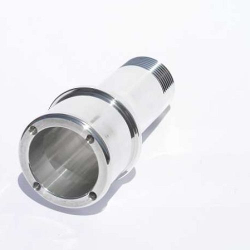 LONG HOSE FITTING, 1-3/4″     SUIT ELECT WATER PUMP CHROME