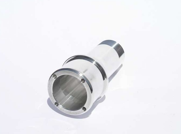 LONG HOSE FITTING, 1-3/4" SUIT ELECT WATER PUMP POLISHED