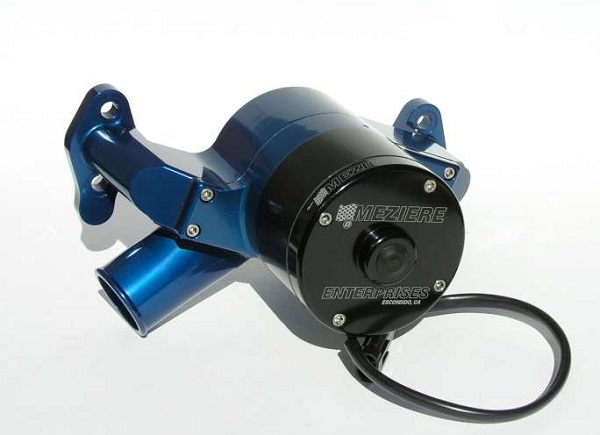 ELECTRIC WATER PUMP SBC , 4.3 V6 55 GPM BLUE