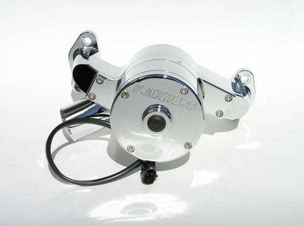 ELECTRIC WATER PUMP SBC , 4.3 V6 55 GPM CHROME