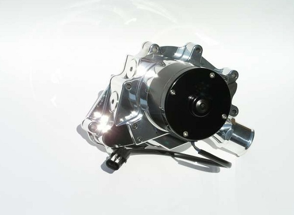 SBF FORD HI-FLOW ELECT W/PUMP POLISHED 55GPM