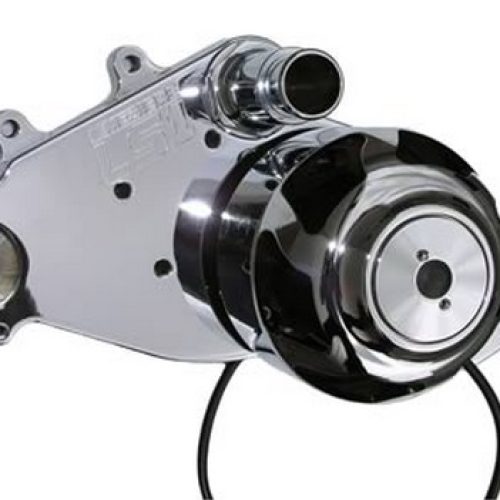 ELECTRIC WATER PUMP LS1 STREET55 GPM CHROME WITH IDLER