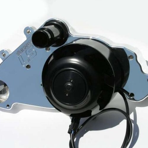 ELECTRIC WATER PUMP LS1 STREET55 GPM POLISHED WITH IDLER