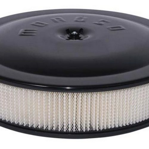 14 x 3 BLK AIR FILTER ASSEMBLY5 1/8″ NECK 3″ HEIGHT REC BASE