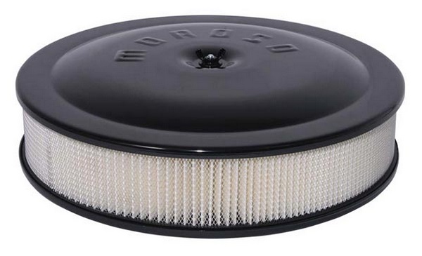 14 x 3 BLK AIR FILTER ASSEMBLY5 1/8" NECK 3" HEIGHT REC BASE