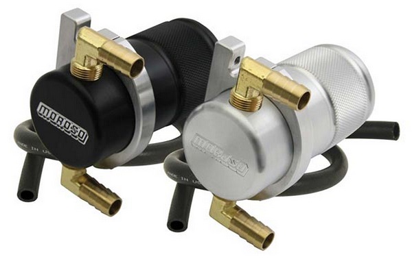 UNIV AIROIL SEPARATOR BREATHERKIT SMALL BILLET BODY, SILVER