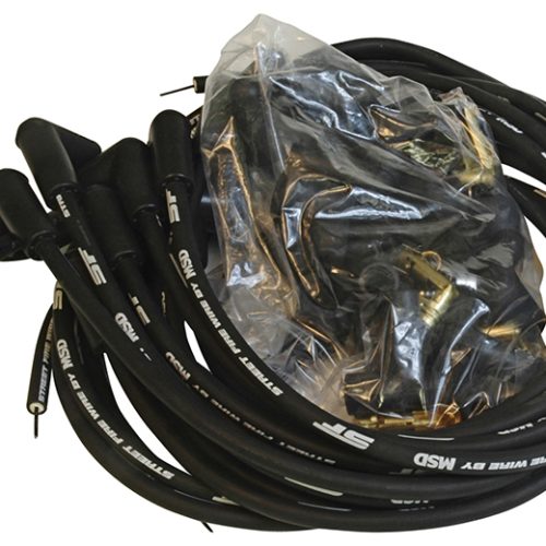 STREETFIRE LEAD SET UNIVERSAL 90 DEG PLUG + POINTS & HEI DIS