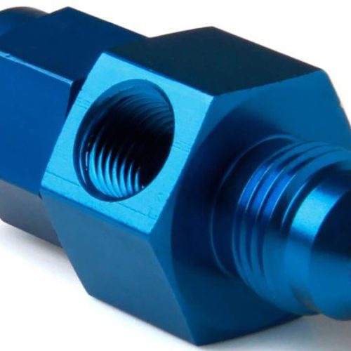 NOS NITROUS BOTTLE GAUGE PURGEADAPTER. -4AN SWIVEL – 1/8 NPT