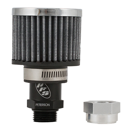 ONE WAY POP OFF VALVE -12AN 2 PSI. VALVE COVER MOUNT.