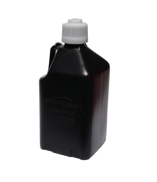 5 GAL/18.9L UTILITY JUG SQUAREBLACK 9.5" X 9.5" X 21" SINGLE