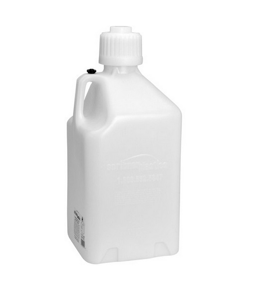 5 GAL/18.9L UTILITY JUG SQUAREWHITE 9.5" X 9.5" X 21" SINGLE