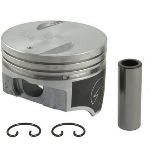 BBC 454 CHEV FLAT TOP PISTONS 4.310 BORE 6.135 RODS -2CC