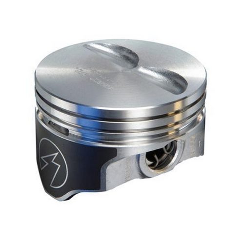 SBC 383 CHEV FLAT TOP PISTON  4.040 BORE 5.7 RODS -6CC