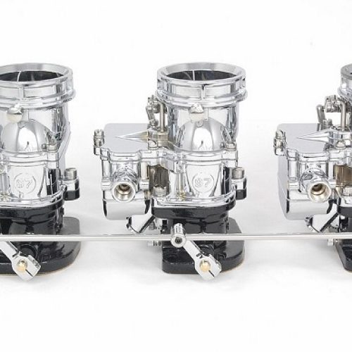 STROMBERG 3X2 CHEV LINKAGE KITCHROME SUIT EDEL/OFFY TRIPOWER