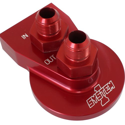 BILLET REMOTE FILTER MOUNT -10FLAT 2 BOLT MOUNTING STYLE