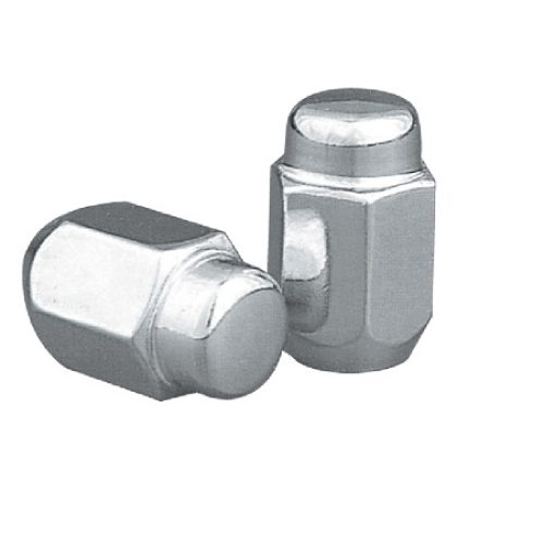 HEAT TREATED ACORN NUTS (4)   12×1.25 x 1.40 LONG – CHROME