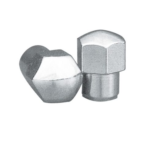 CHROME MAG WHEEL NUTS (4)     7/16 CONVO / ALUMA  .550 SHANK