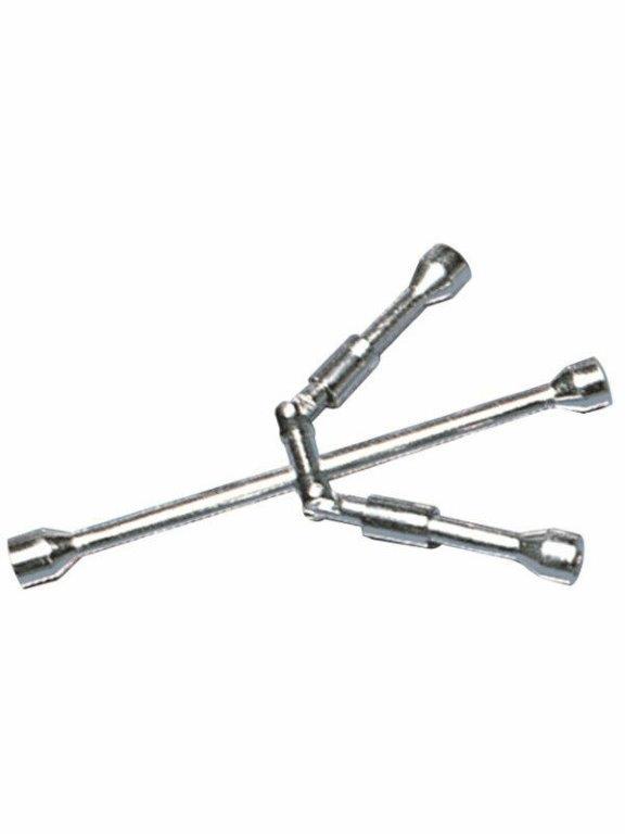 FOLDING WHEEL WRENCH X-TYPE 3/4" 19mm 13/16 7/8 & 21mm HEX