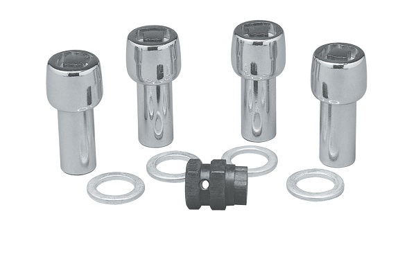 CHROME MAG WHEEL LOCK NUTS (4)12x1.50 THREAD 1.30 SHANK