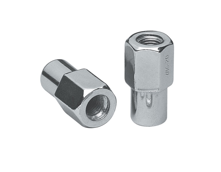 CHROME MAG WHEEL NUTS (4) OPEN1/2" R.H. AUTO DRAG .750 SHANK