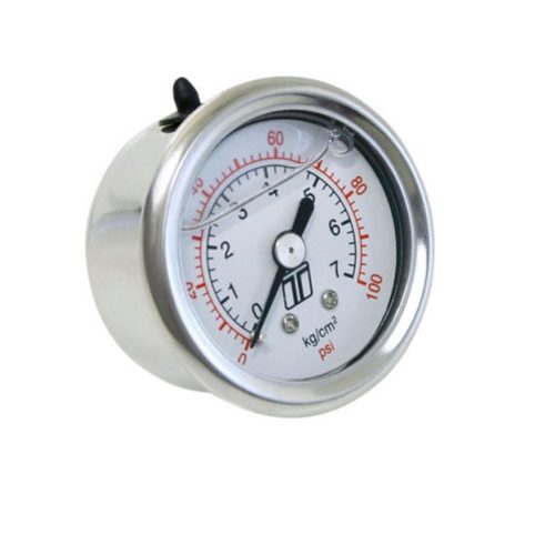 1-1/2 FUEL PRESSURE GAUGE     LIQUID FILLED  0-100psi