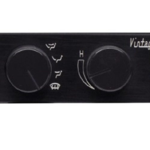 VINTAGE AIR 4 KNOB STREAMLINE.BILLET *BLACK*GENII CONTROLLER